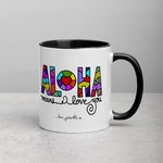 Load image into Gallery viewer, ALOHA means I love you - Mug with Color Inside
