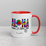 Load image into Gallery viewer, ALOHA means I love you - Mug with Color Inside
