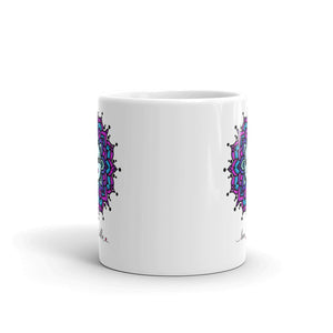 Meditate - White glossy mug